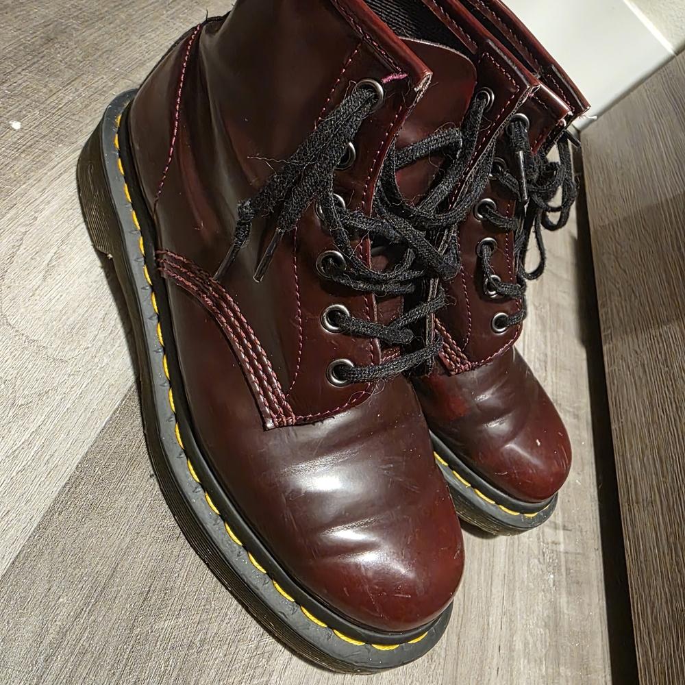 Dr. Martens Cherry Red Boots